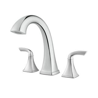 Pfister Bronson 2-Handle Roman Tub Faucet Trim Kit in Polished Chrome (Valve Not Included) RT6-5BSC