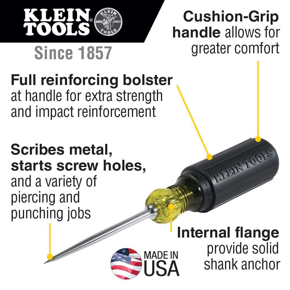 Klein Tools Cushion-Grip Scratch Awl 650 from Klein Tools