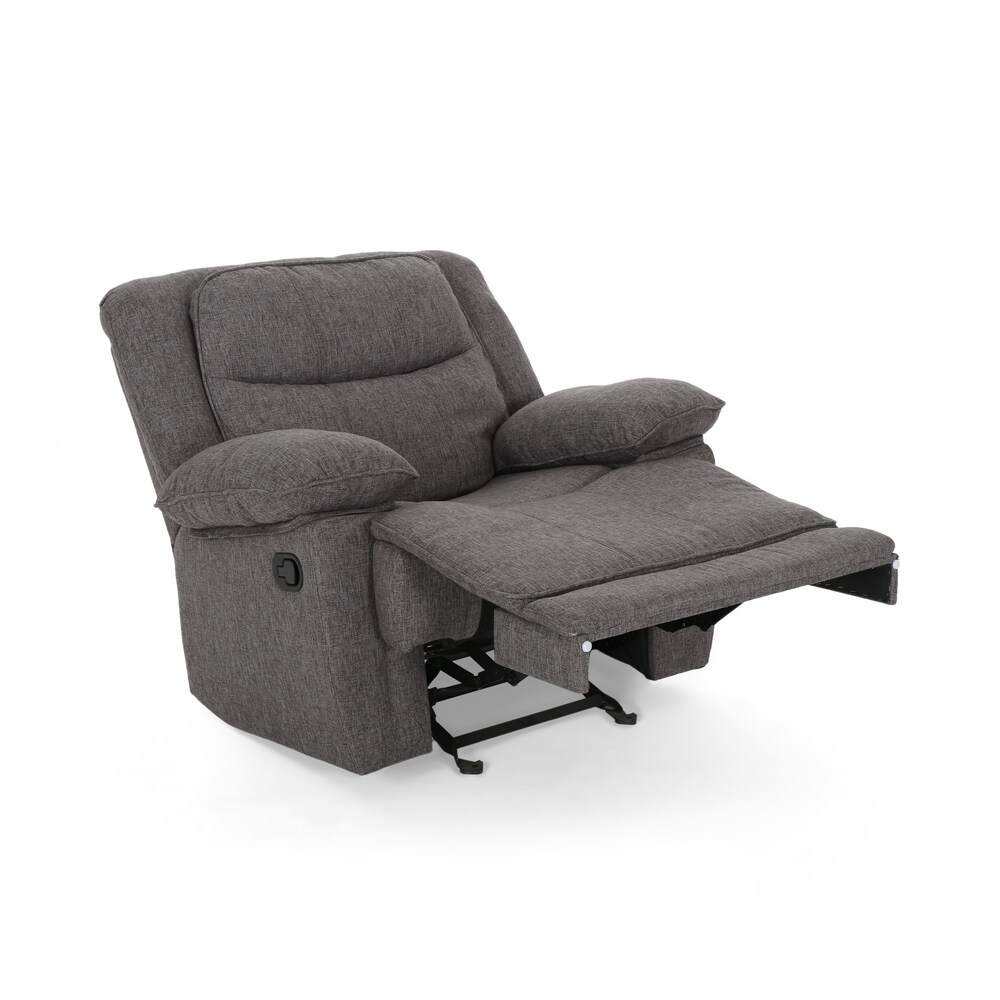 Estrada Contemporary Fabric Glider Recliner by Christopher Knight Home