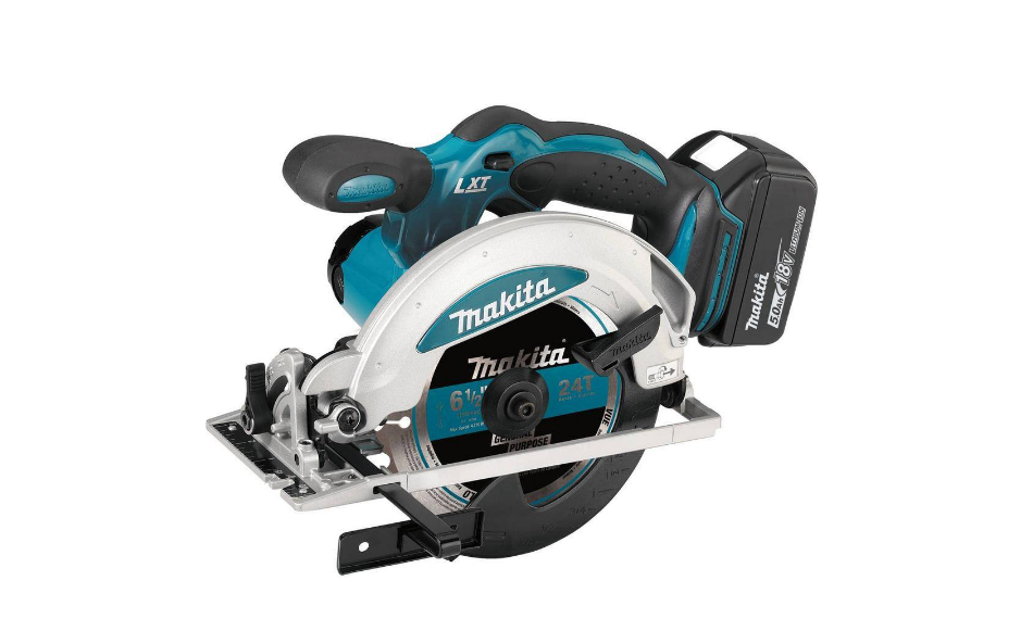 Makita XSS01T 18-Volt 5.0 Ah LXT Lithium-Ion Cordless 6-1/2 in. Circular Saw Kit