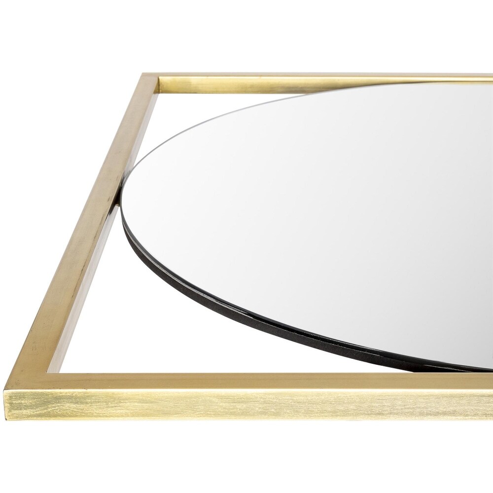 Diane Oval Metal Framed Wall Mirror