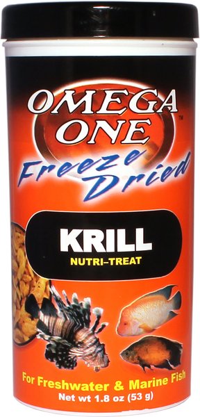 Omega One Freeze-Dried Krill Freshwater and Marine Fish Treat