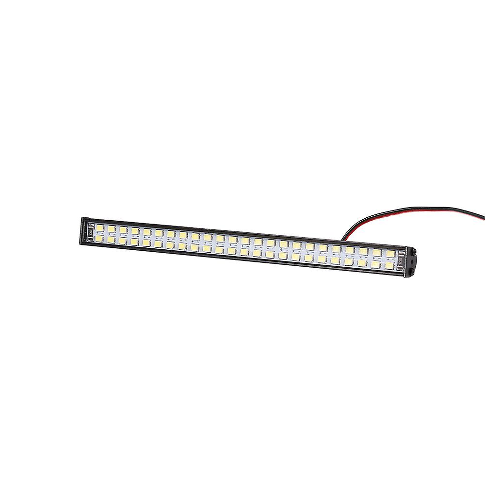 Rc Car Led Lights Bar With L-shaped Bracket 147mm/5.8in Metal Roof Lamp Light Headlight 48leds Light For Axial Scx Rc Car 1/10 Traxxas Trx-4 Trx-6 D90