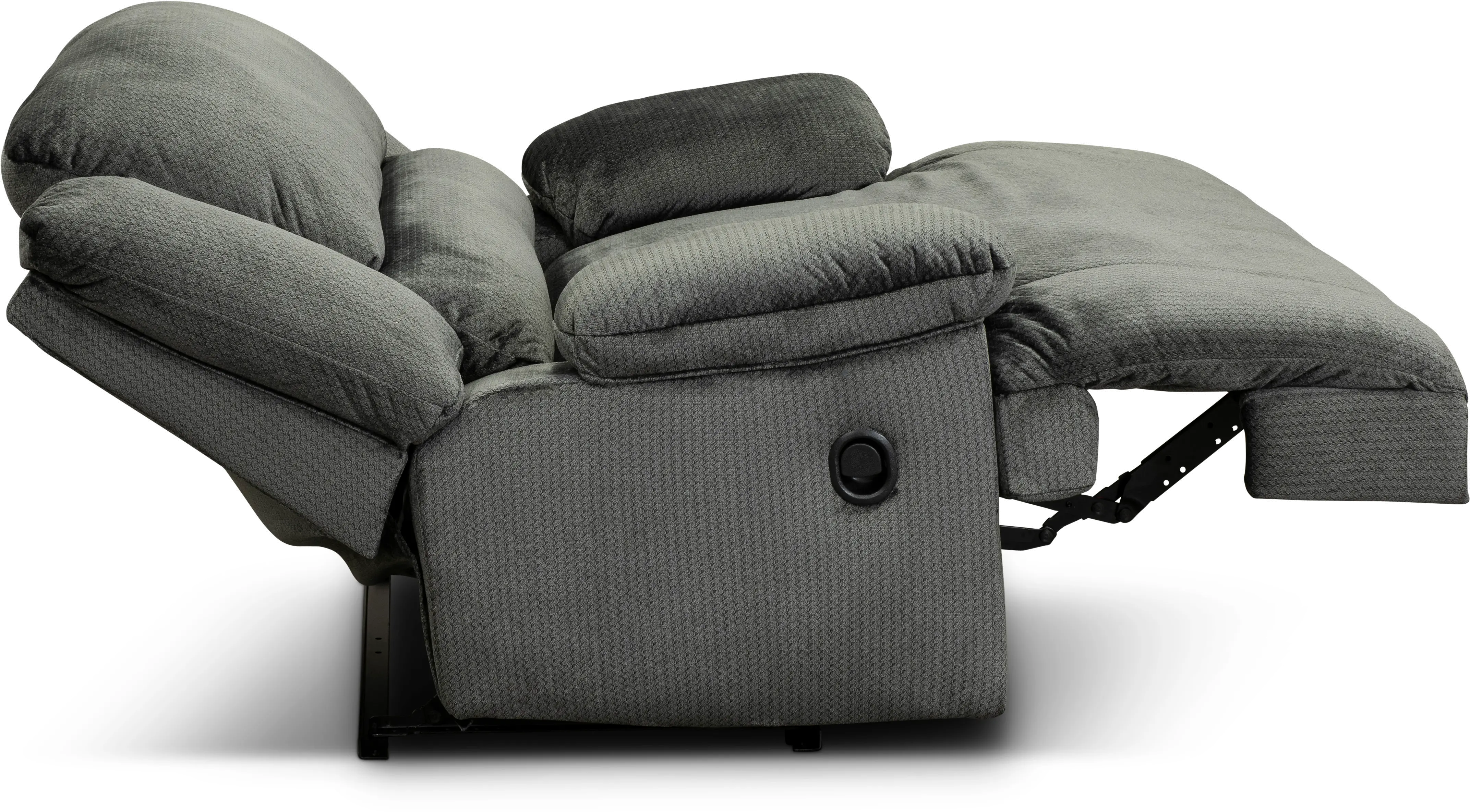 Clonmel Gray Wide Seat Recliner