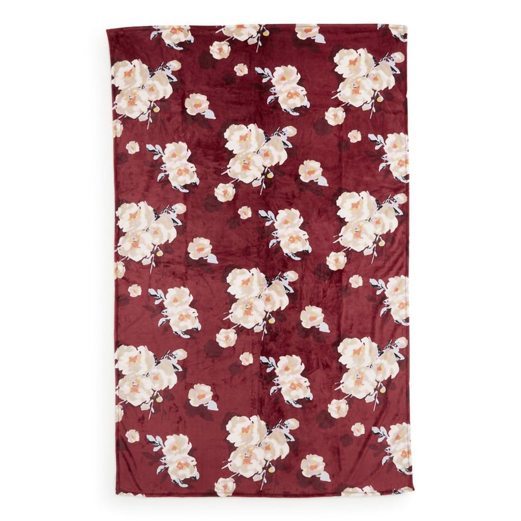 Vera Bradley  Plush Throw Blanket in Blooms And Branches