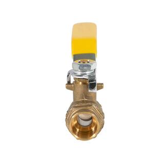 The Plumber's Choice 12 in. SWT x 12 in. Heavy Duty Brass Full Port PEX Ball Valve with PEX Connections (10 Pack) FSBL34-10-NL