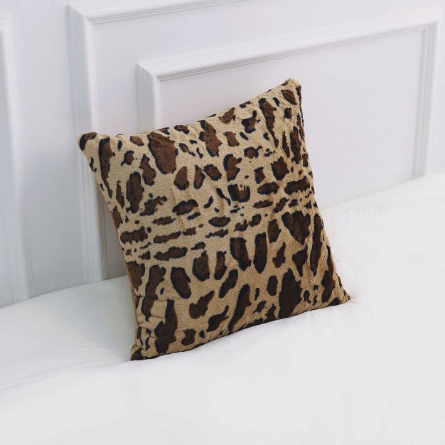 Cheer Collection Set Of 2 Animal Print Throw Pillows