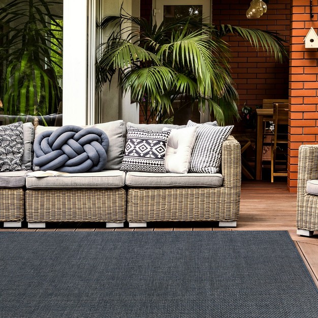 World Rug Gallery Contemporary Flatweave Indoor outdoor Area Rug