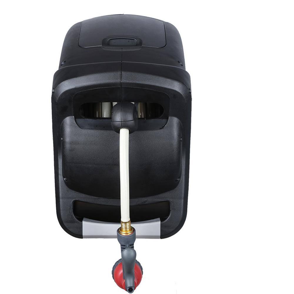 Gartenkraft XG Series 75 ft. Retractable Garden Hose Reel Includes Hose and Spray Nozzle XG-75S