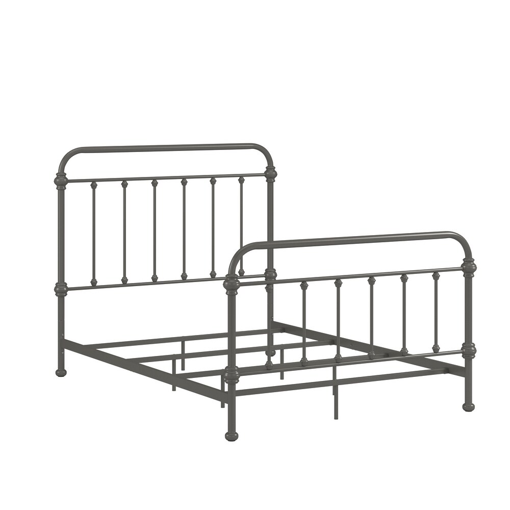 Giselle Antique Dark Bronze Iron Metal Bed by iNSPIRE Q Classic