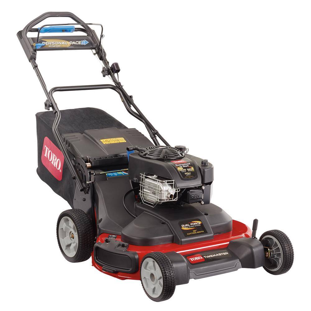 Toro TimeMaster 30 in. Briggs  Stratton Personal Pace Self-Propelled Walk-Behind Gas Lawn Mower with Spin-Stop 21199