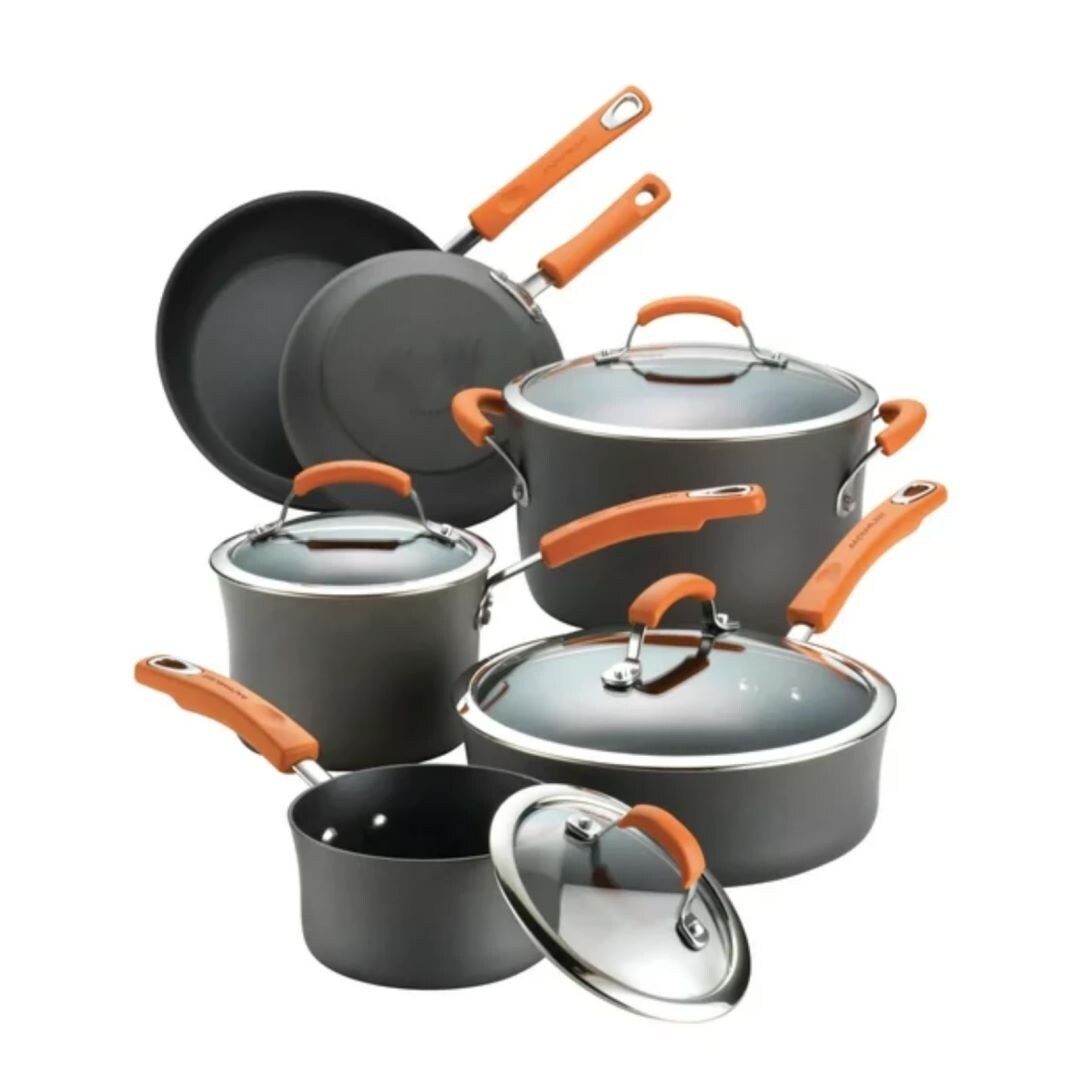 10-Piece Bright's Nonstick Pots and Pans Set