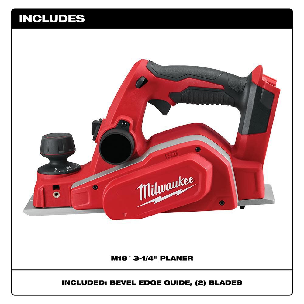 Milwaukee M18 3-1/4 in. Planer 2623-20 from Milwaukee