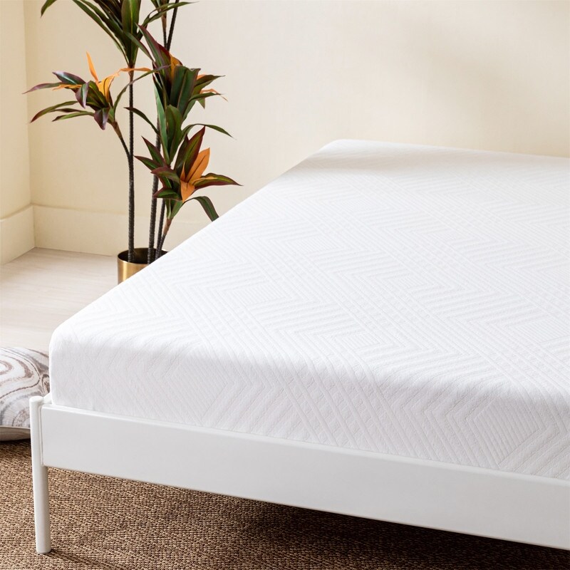 8 inch Green Tea Gel Infused Memory Foam Mattress for a Cool Sleep Bed in a Box