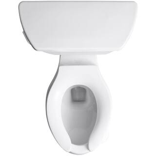 KOHLER Highline Classic 2-piece 1.6 GPF Single Flush Elongated Toilet in Biscuit Seat Not Included K-3493-RA-96