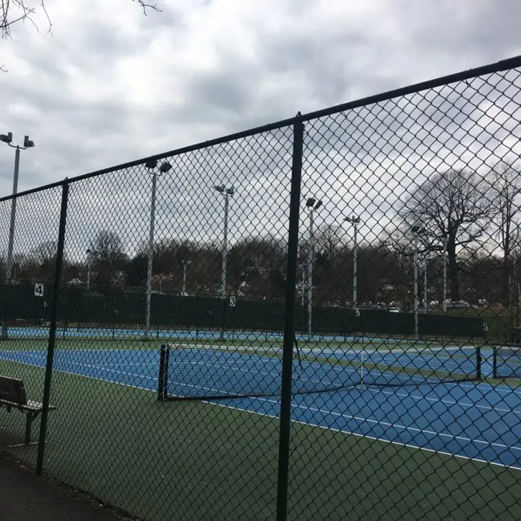 Supplies Cheap PVC Coated Basketball Court Fencing / Tennis Court Chain Link Fence