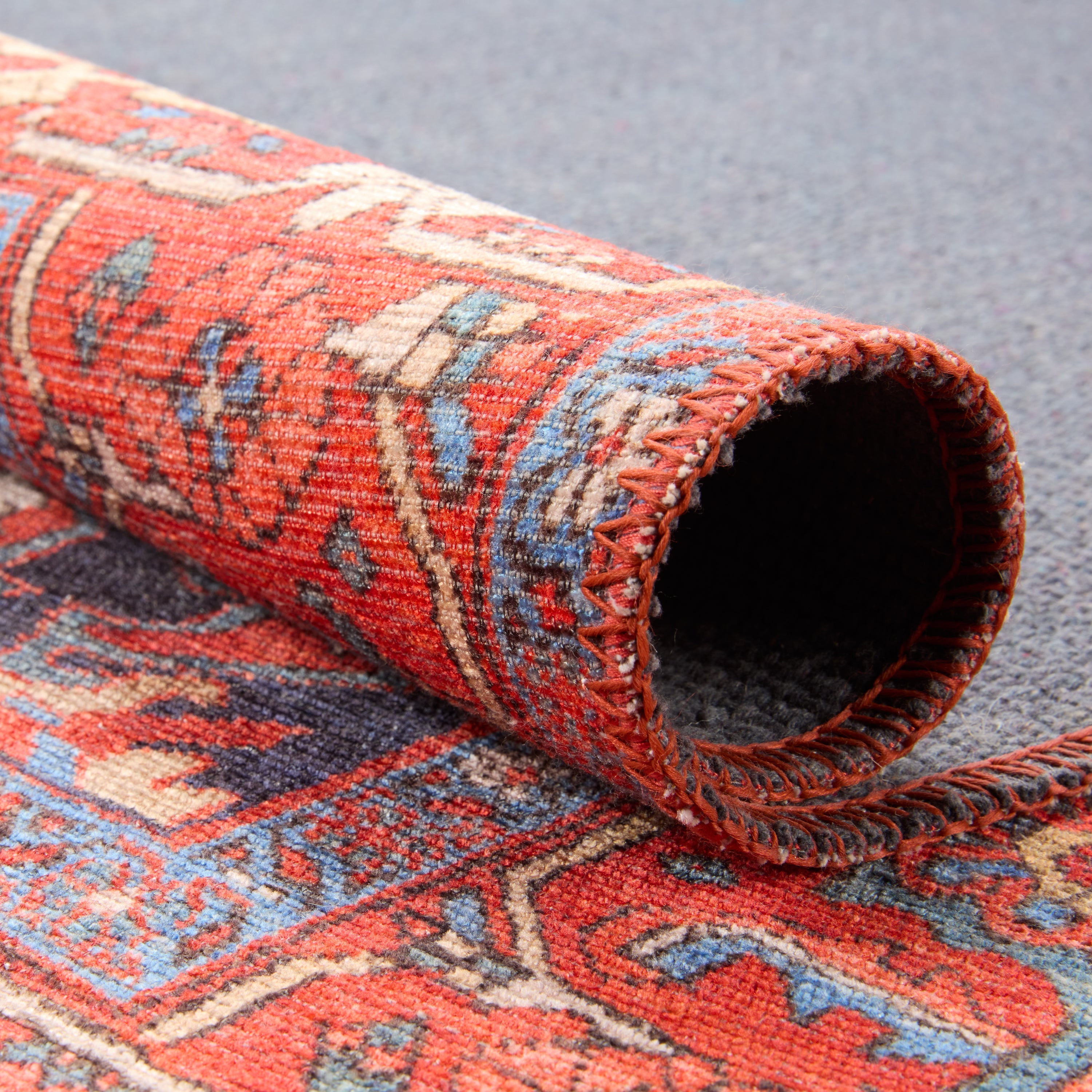 Harman Eterna Red & Blue Rug