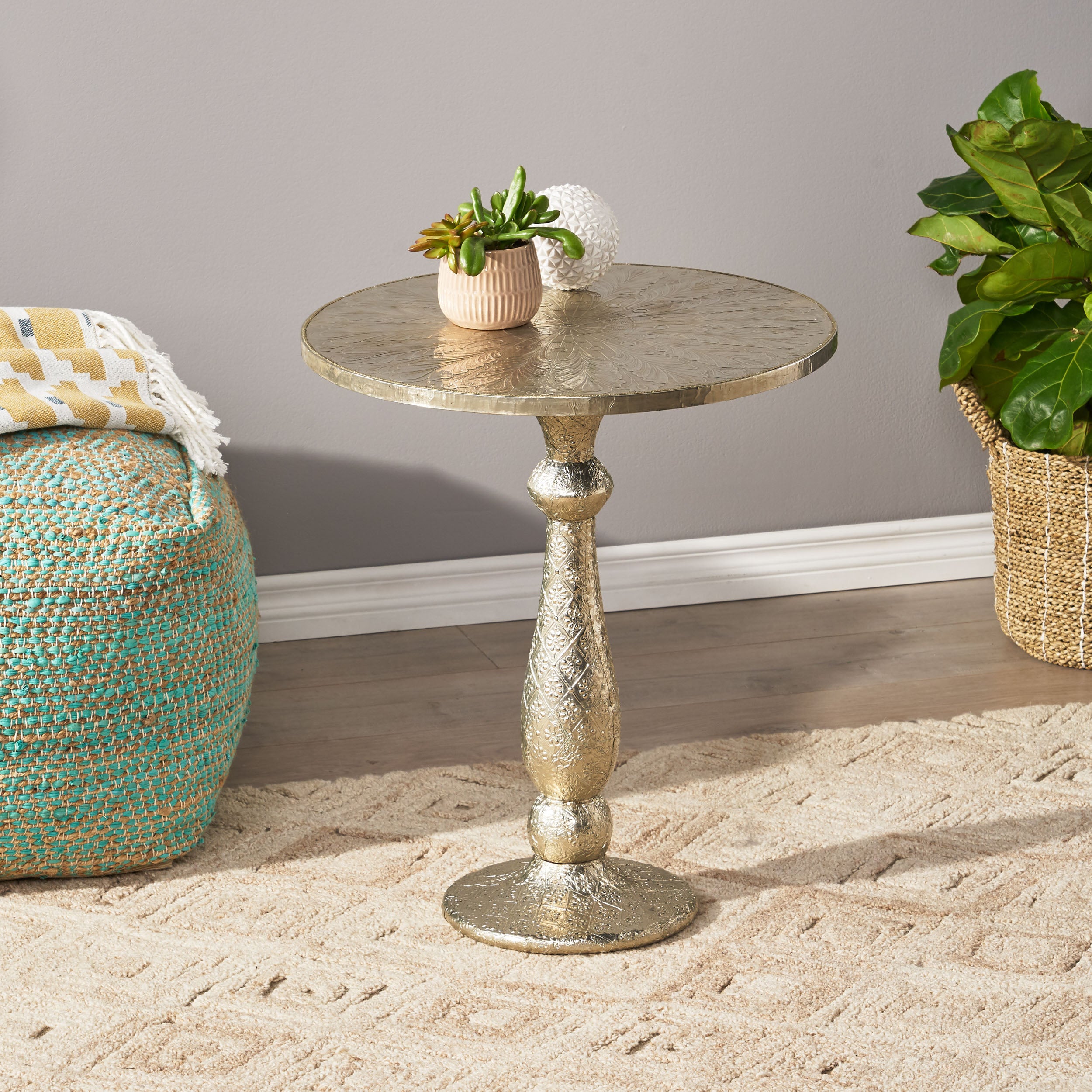 Arimo Boho Glam Iron Accent Table