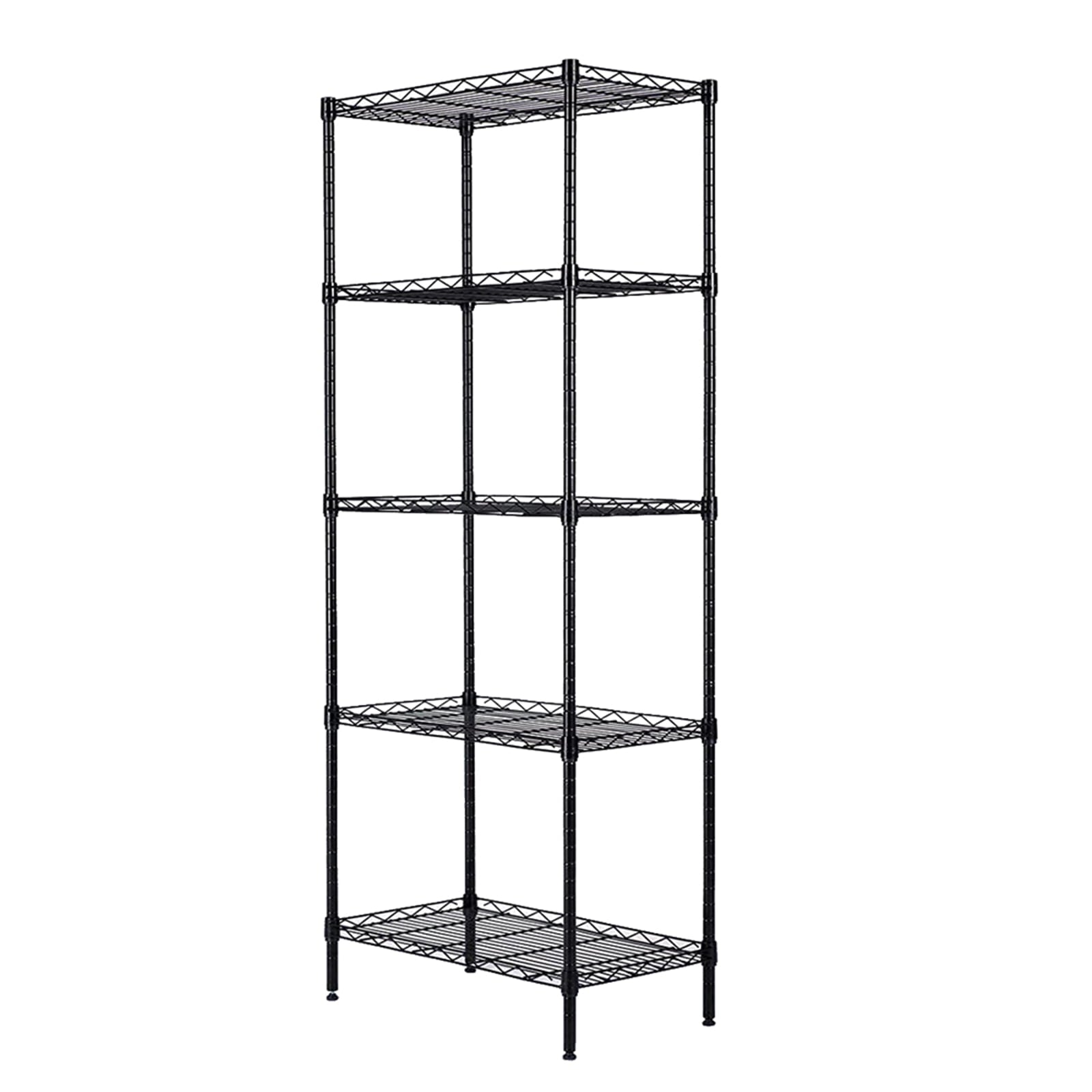 5 Tier Adjustable Storage Shelves Metal Storage Rack Wire Shelving Unit Storage Shelves Metal 19.68