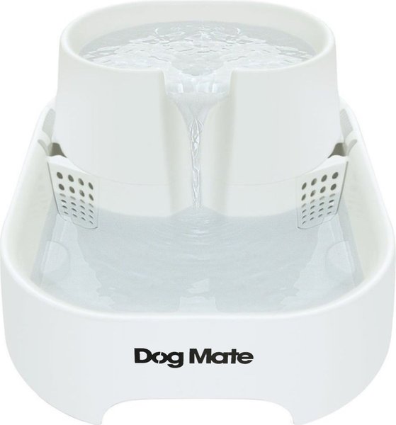 Dog Mate Large Fresh Water Plastic Dog and Cat Fountain， 192-oz