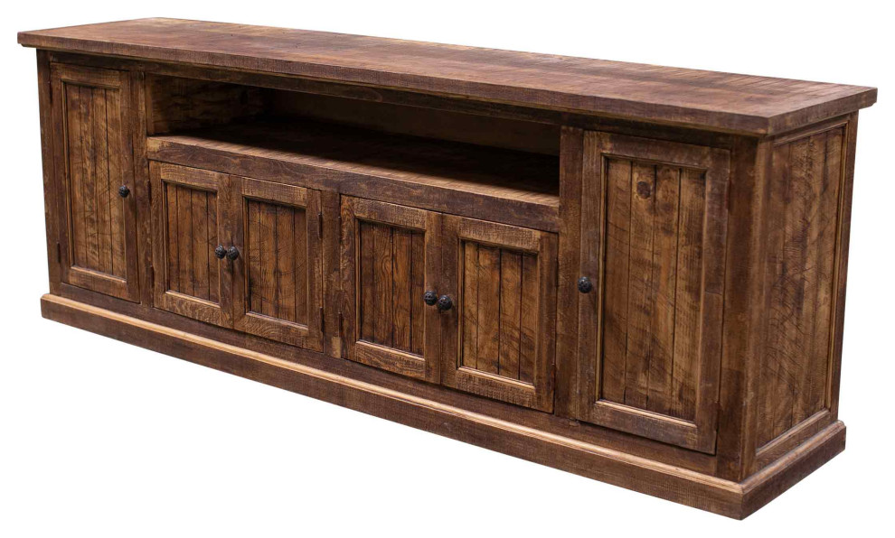 Abram Media Console   Rustic   Entertainment Centers And Tv Stands   by FoxDen Decor  Houzz