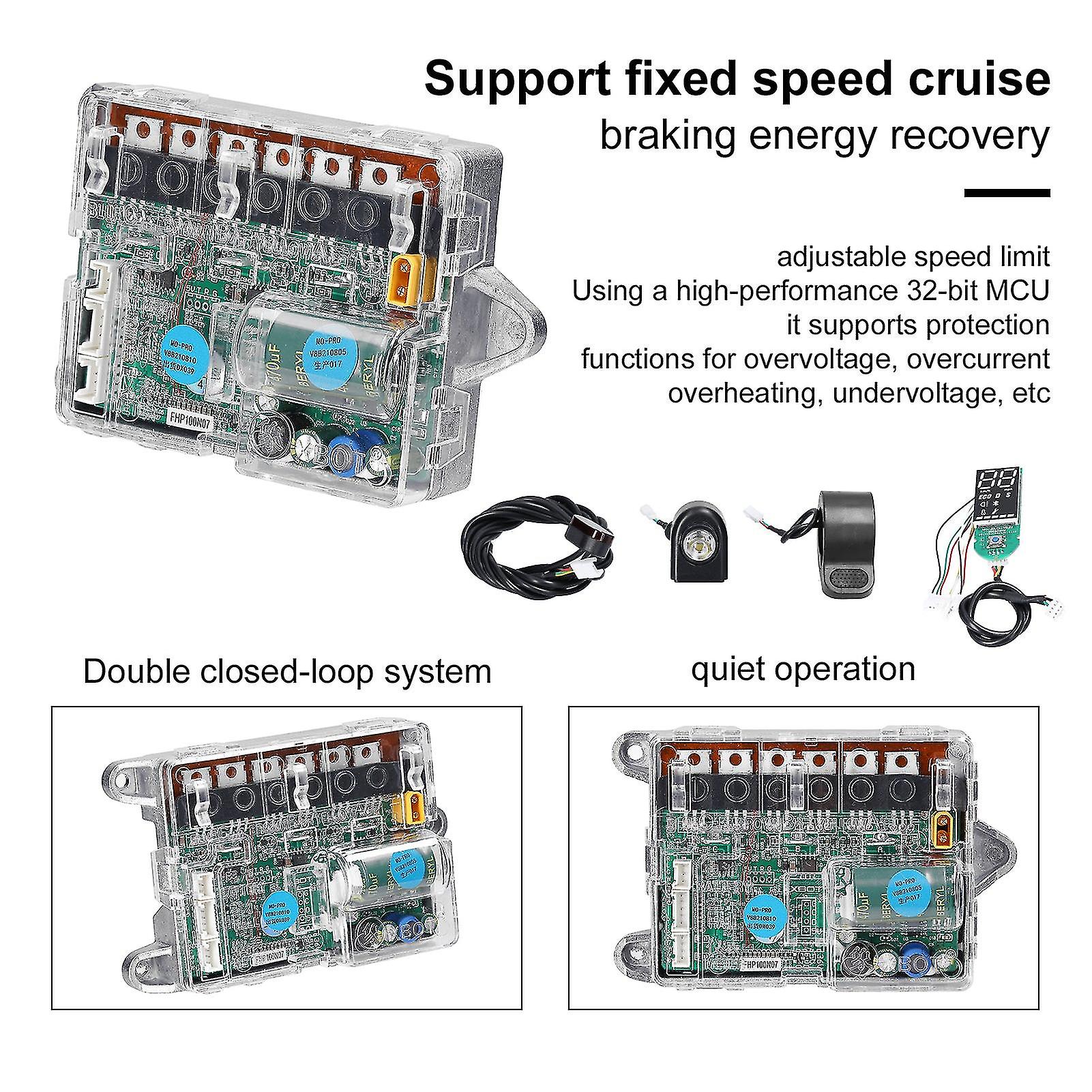Electric Scooter Motherboard Controller Bt Digital Display With Accelerator Front And Rear Light For M365/pro Electric Scooters