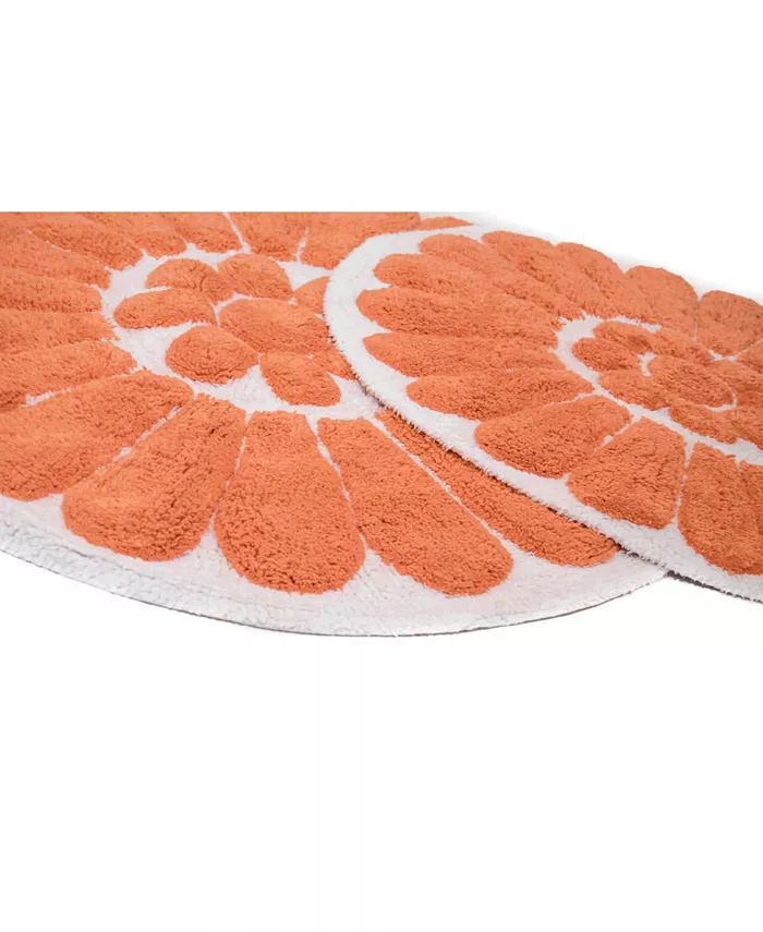 Chesapeake Bursting Flower 2 Piece Bath Rug Set