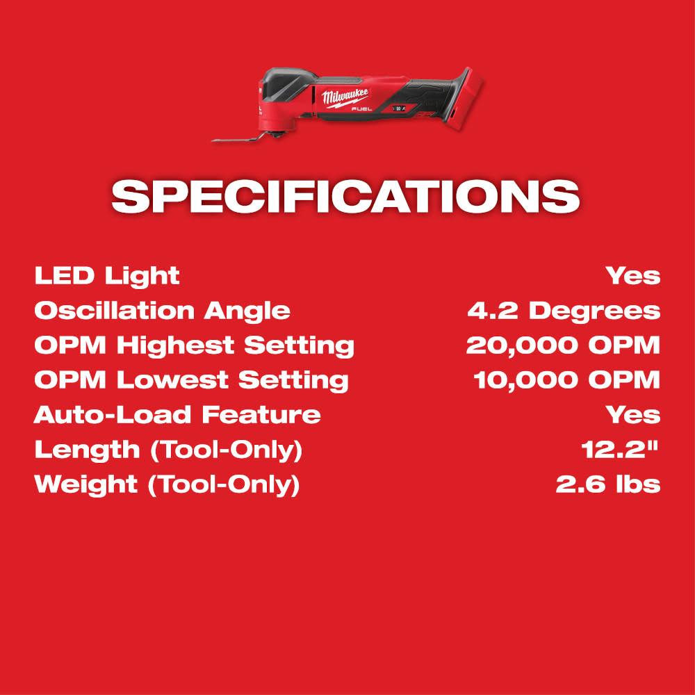 Milwaukee  M18 FUEL Oscillating Multi Tool Reconditioned