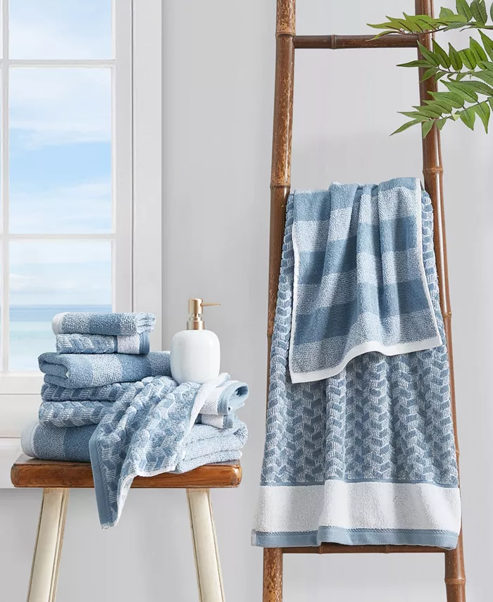 Nautica Oak Lake Cotton Terry 6 Piece Towel Set