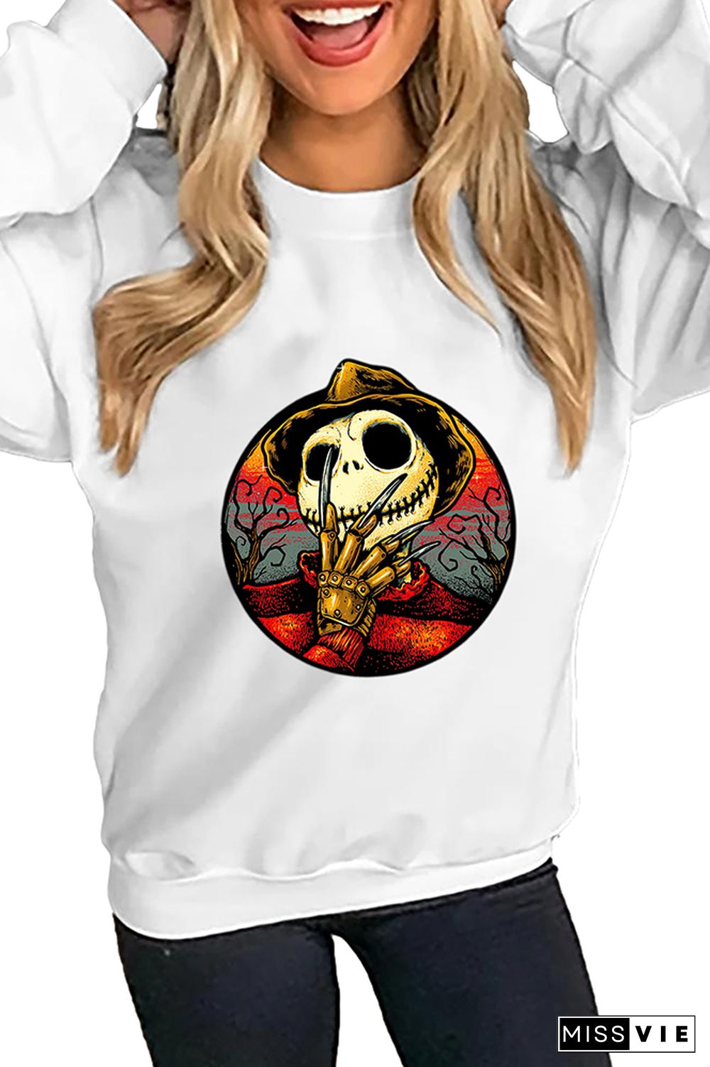 The Nightmare before Freddy, Jack Skellington Freddy Krueger Sweatshirt Wholesale