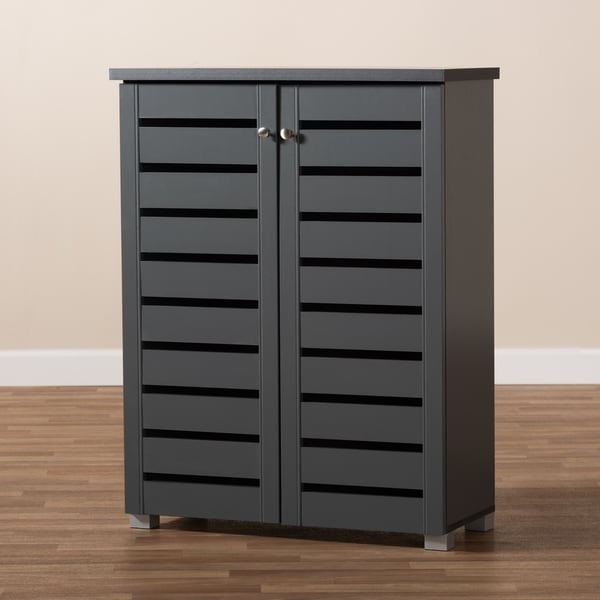 Contemporary Shoe Storage Cabinet - - 26396247