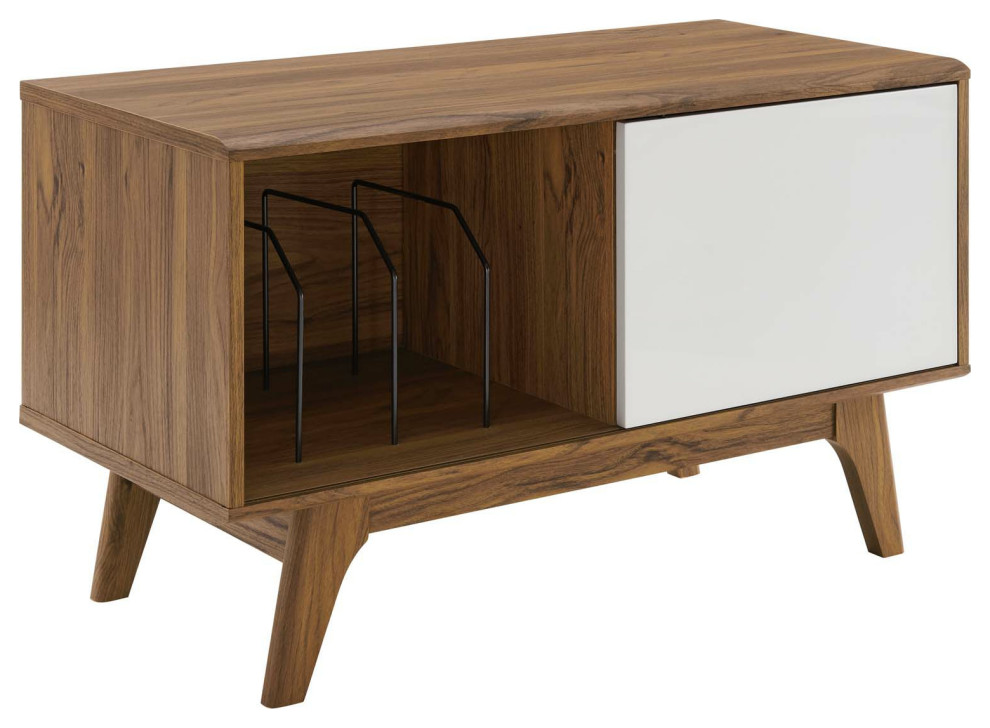 Somerset Record Display Stand   Midcentury   Media Cabinets   by HedgeApple  Houzz