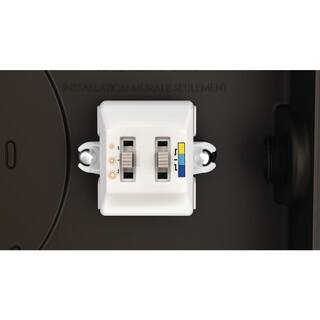 Lithonia Lighting Contractor Select TWS 70-Watt Equivalent Integrated LED Dark Bronze Switchable Lumens CCT and Photocell Wall Pack Light TWS LED ALO SWW2 MVOLT PE DDB M2