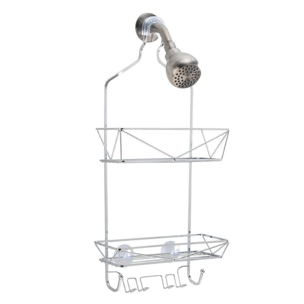 Bath Bliss Geode Shower Caddy in Chrome 23390-CHR