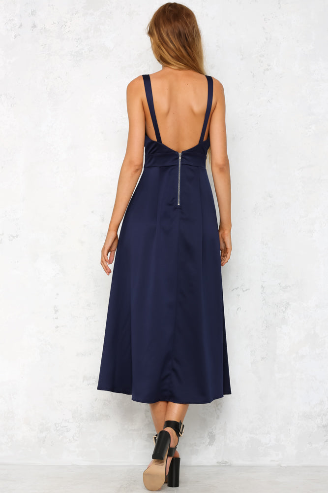 No Vacancy Maxi Dress Navy