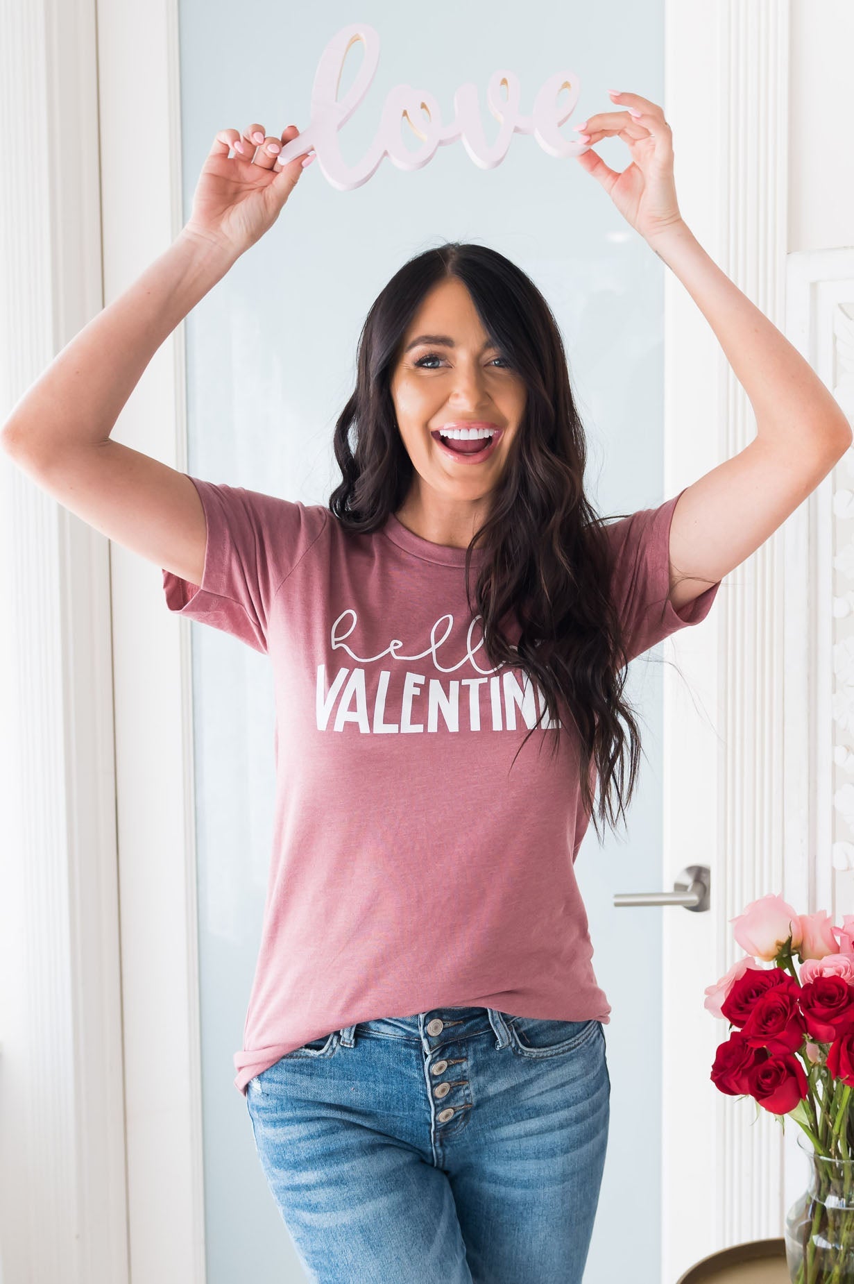 Hello Valentine Modest Tee