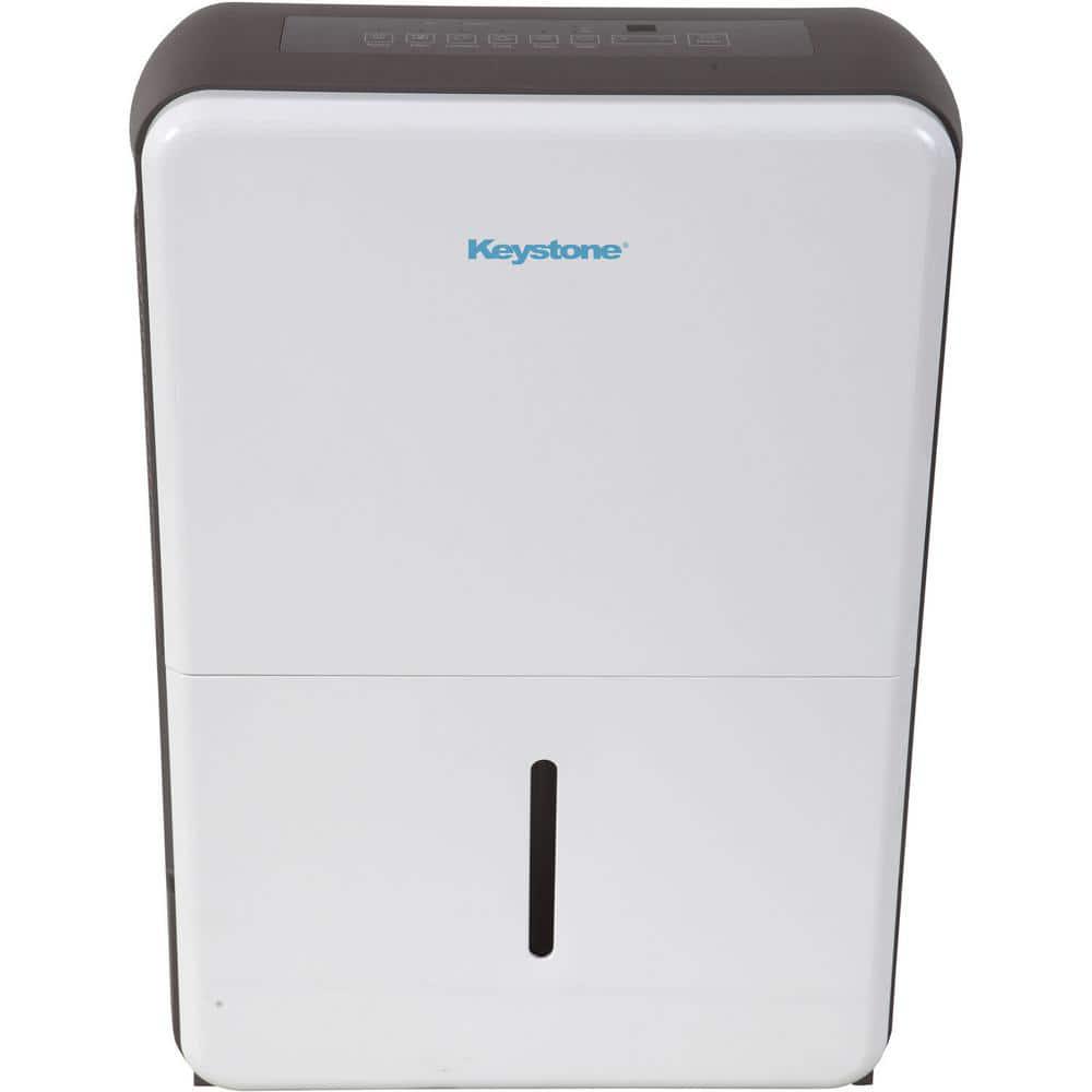 Keystone Energy Star 35Pint Dehumidifier for up to 3000 SqFt LED Display Timer Portable wWheels AutoShutoff