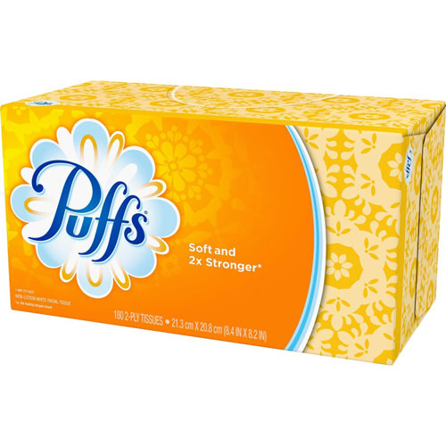 Procter and Gamble Puffs Basic Facial Tissue - 1 Ply - 8.50