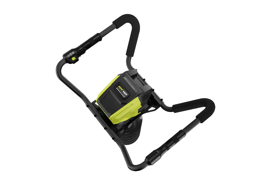 RYOBI RY40710VNM 40V HP Brushless Cordless Earth Auger with 8 in. Bit with 4.0 Ah Battery and Charger