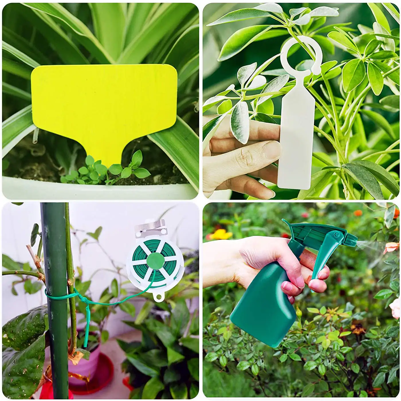 Multi functional Household Rubber Handle Aluminum Garden Tool Digging Hand Shovel Tool Transplant Gardening Tools With Bag