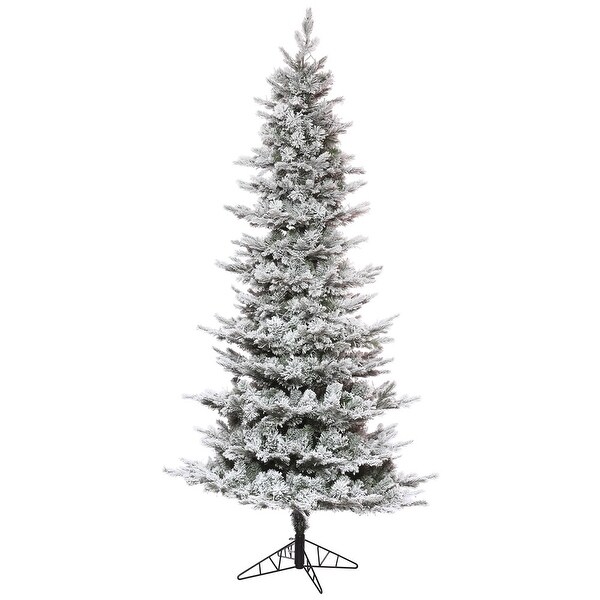 Vickerman 9' x 51 Flocked Kiana Artificial Christmas Tree，Unlit