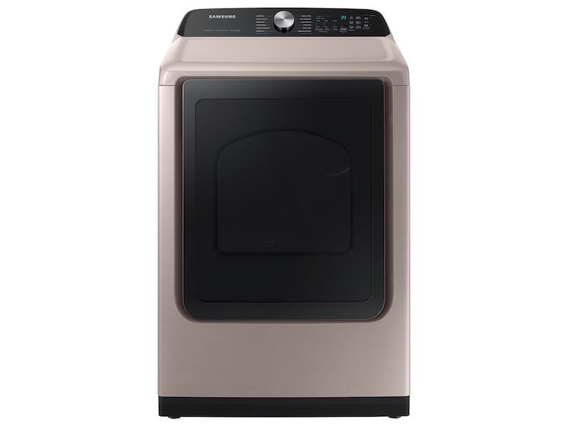 Samsung DVE52A5500C 7.4 Cu. Ft. Smart Electric Dryer With Steam Sanitize+ In Champagne