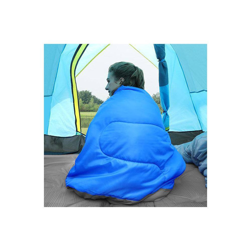 2-Person Waterproof Sleeping Bag Pad with 2-Pillows H-D0102H95A9Y