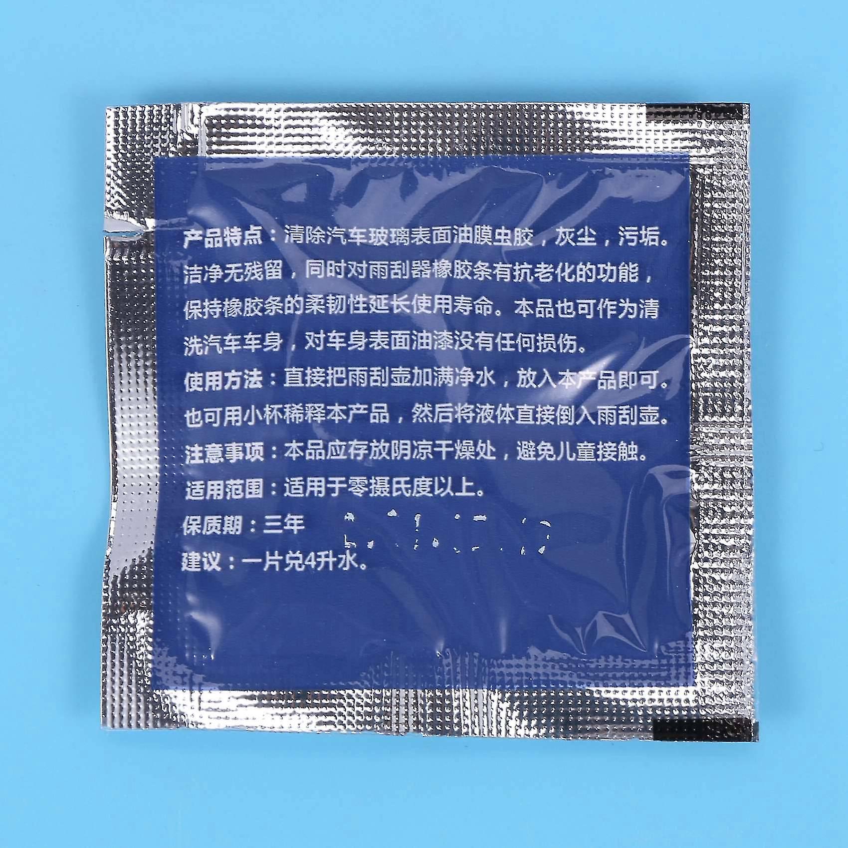 90 Pcs Car Windshield Glass Concentrated Clean Washer Tablets Multifunctional Effervescent Spray Cl