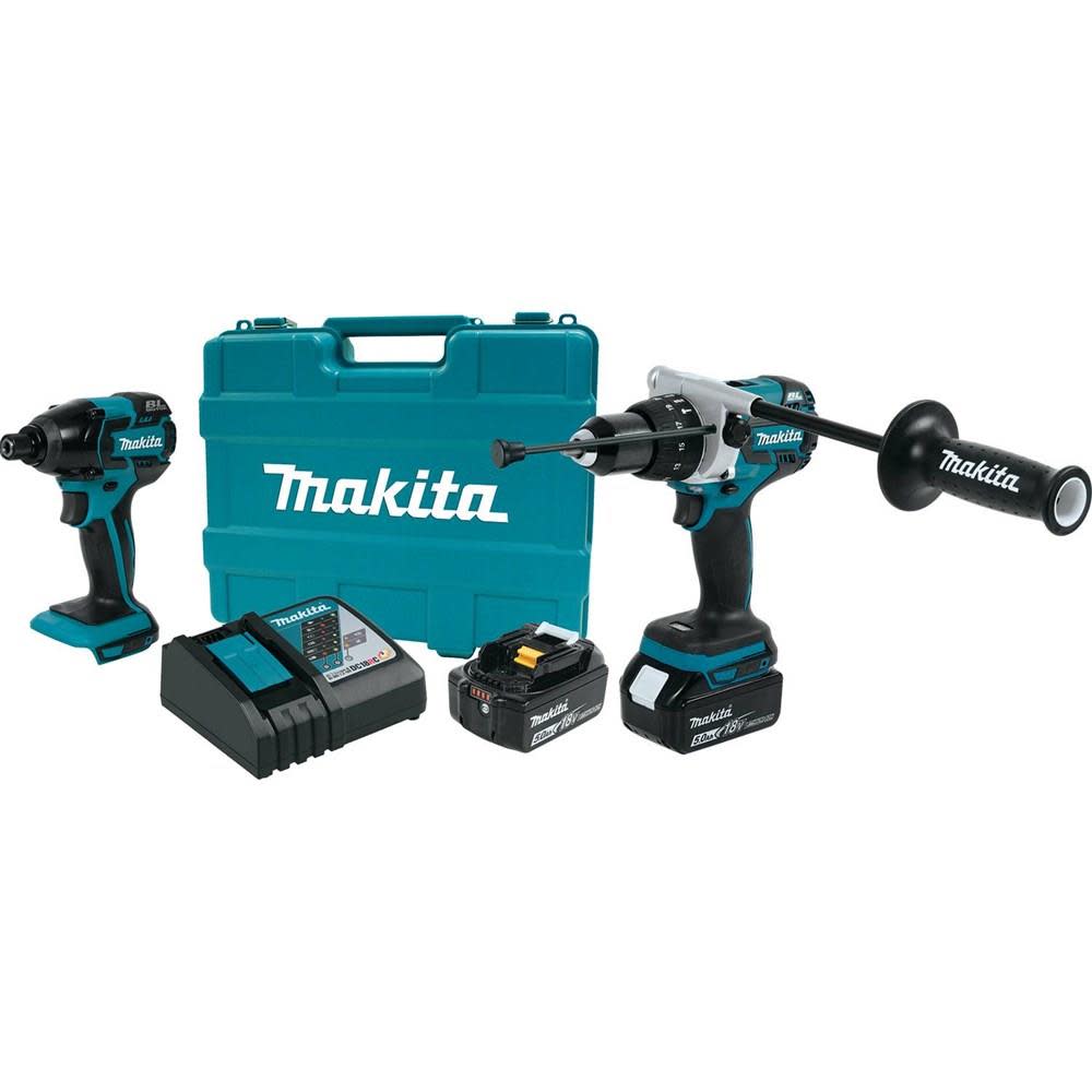 Makita 18V LXT Lithium-Ion Brushless Cordless 2-Piece Combo Kit XT257TB from Makita