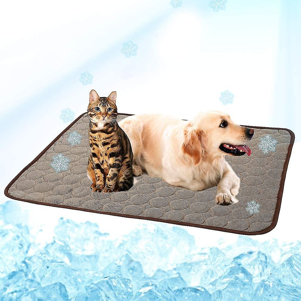 Cooling Mat For Dogs Cats Ice Silk Pet Self Cooling Pad Blanket For Pe