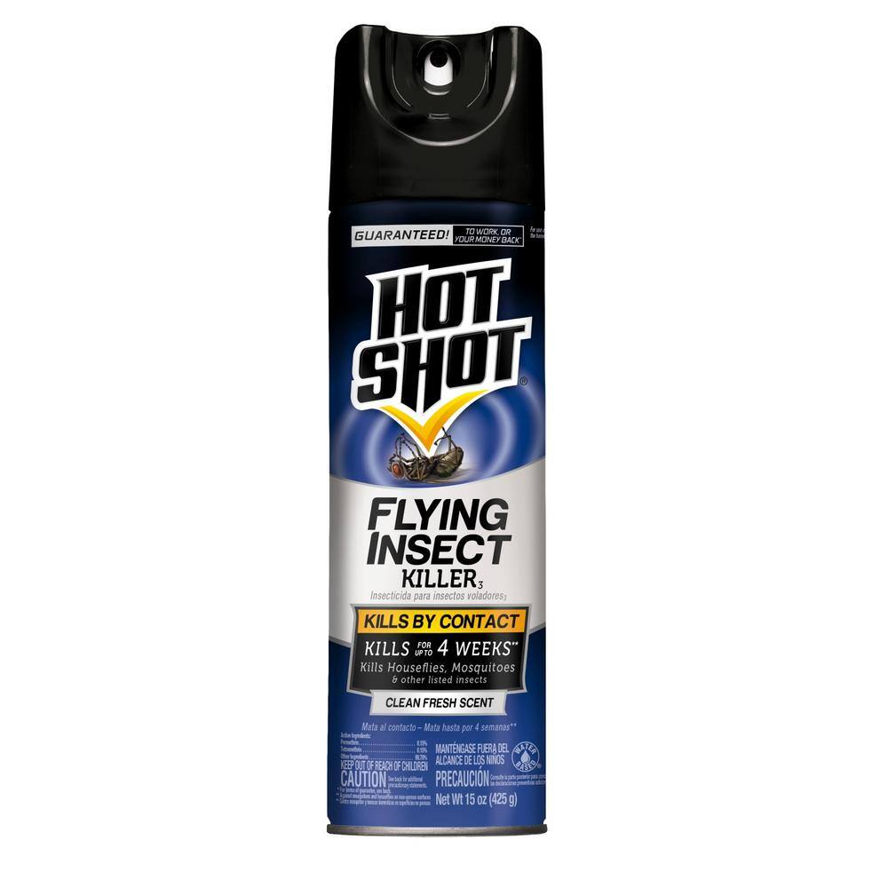 Hot Shot 15 oz. Flying Insect Killer Aerosol Spray Clean Fresh Scent HG-96310-1