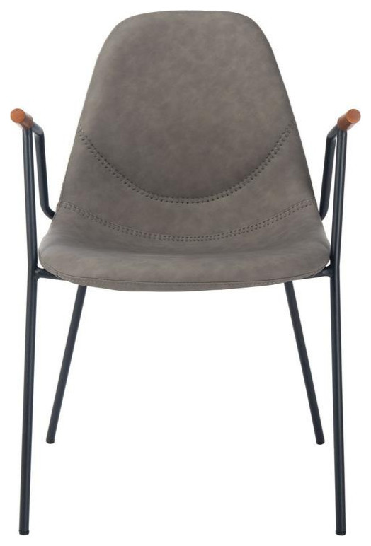 Vincent Mid Century Dining Chair  Set of 2  Ash Gray   Midcentury   Dining Chairs   by Rustic Home Furniture Deco  Houzz