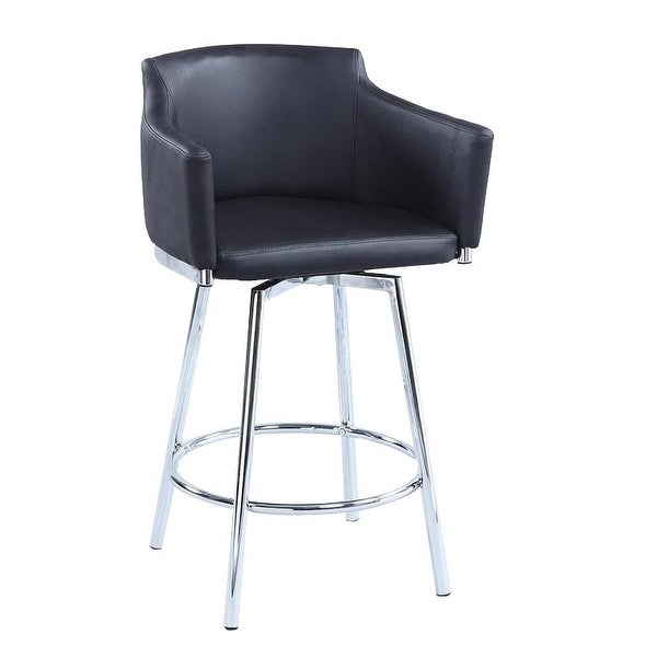 Somette Dahlia Club Counter Stool with Memory Swivel - Counter Height - Counter Height