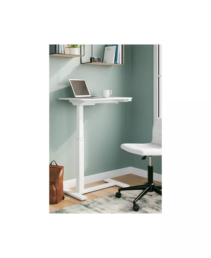 Signature Design By Ashley Lynxtyn Adjustable Height Side Desk